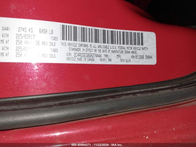 2C4RDGEG8GR274444 Dodge Grand Caravan R/t