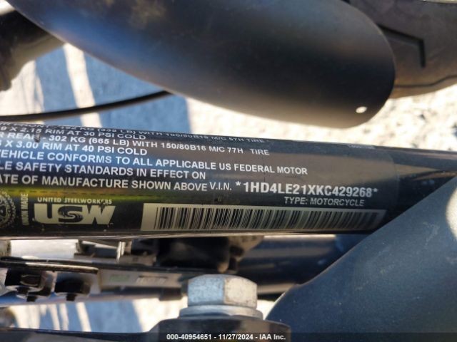 2019 HARLEY-DAVIDSON XL883 1HD4LE21XKC429268 Photo 9
