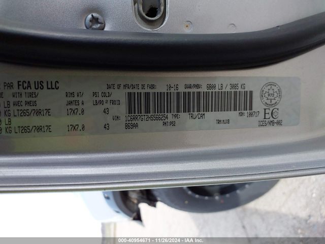 1C6RR7GT2HS566254 RAM 1500 Slt