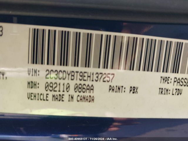 2C3CDYBT9EH137257 Dodge Challenger R/t