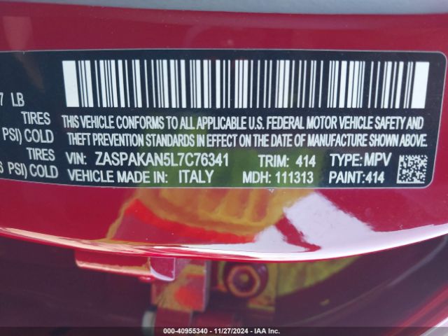 ZASPAKAN5L7C76341 Alfa Romeo Stelvio Awd