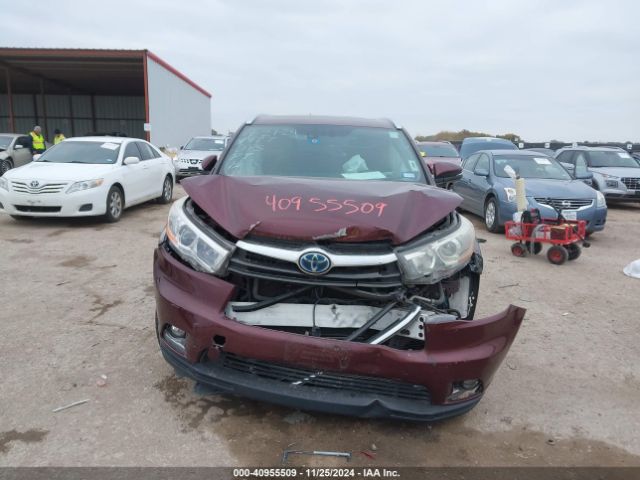 5TDDCRFH5ES004477 Toyota Highlander Hybrid Limited