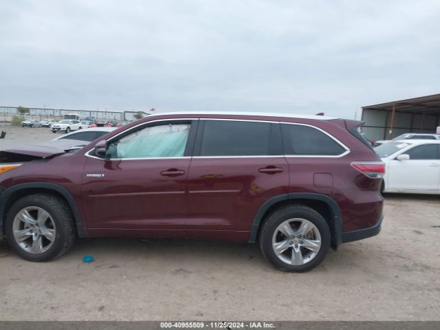 5TDDCRFH5ES004477 Toyota Highlander Hybrid Limited