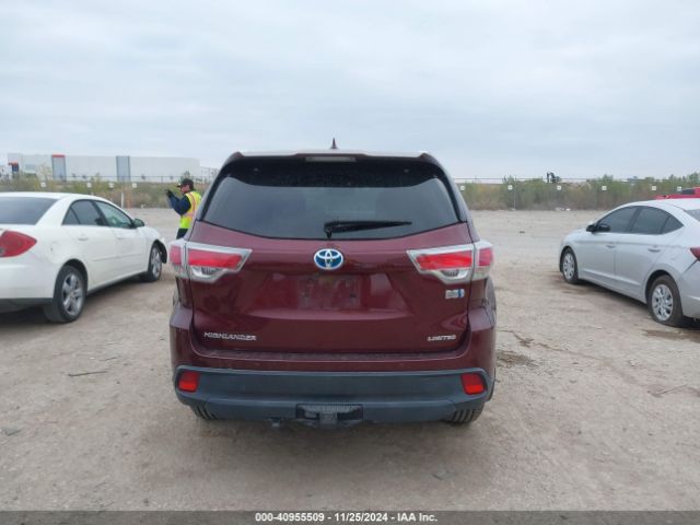 5TDDCRFH5ES004477 Toyota Highlander Hybrid Limited