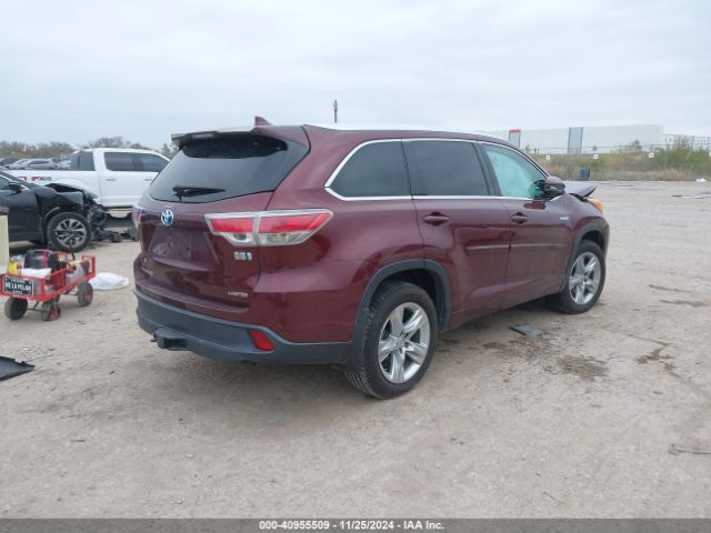 5TDDCRFH5ES004477 Toyota Highlander Hybrid Limited