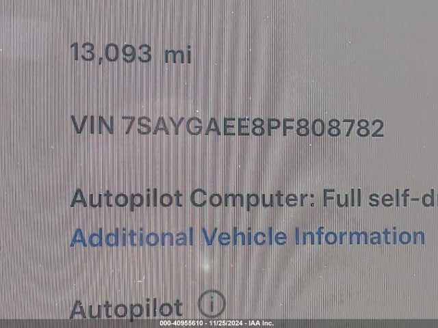 2023 TESLA MODEL Y 7SAYGAEE8PF808782 Photo 8