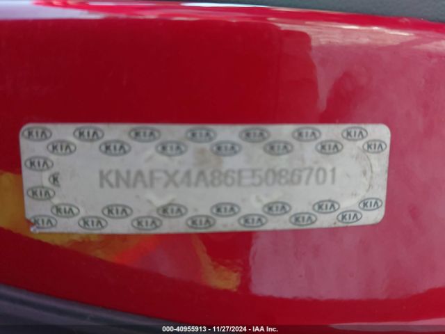 KNAFX4A86E5086701 KIA FORTE EX