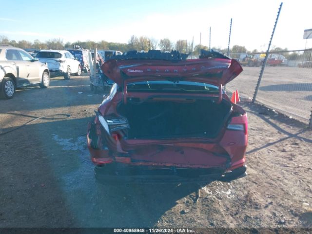 KMHLM4AJ1PU081847 Hyundai Elantra Hybrid Blue