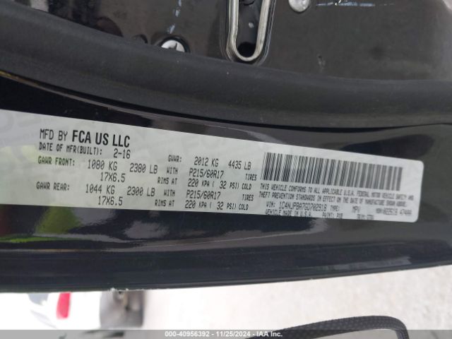 1C4NJPBA7GD702918 Jeep Patriot Sport Se