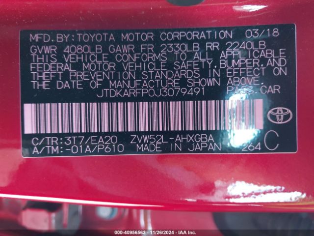 JTDKARFP0J3079491 Toyota Prius Prime Premium