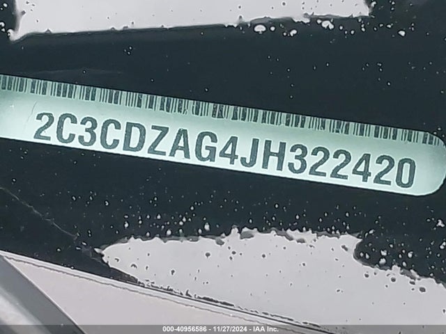 Dodge Challenger Sxt 2018 2C3CDZAG4JH322420 Image 9