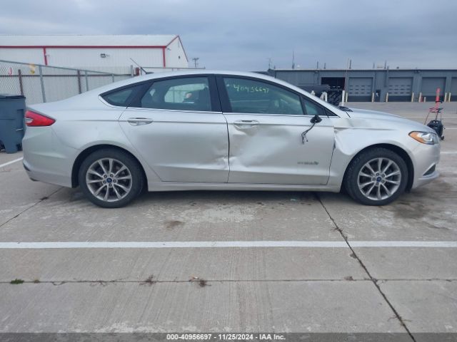 3FA6P0LU7HR296978 Ford Fusion Hybrid Se