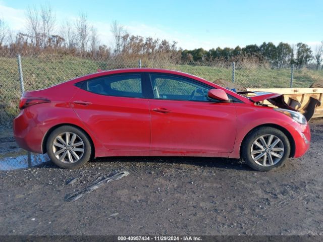 KMHDH4AE6GU518866 Hyundai ELANTRA SE