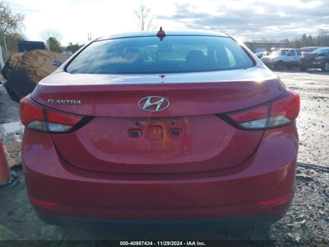 KMHDH4AE6GU518866 Hyundai ELANTRA SE
