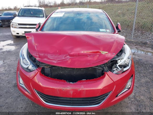 KMHDH4AE6GU518866 Hyundai ELANTRA SE