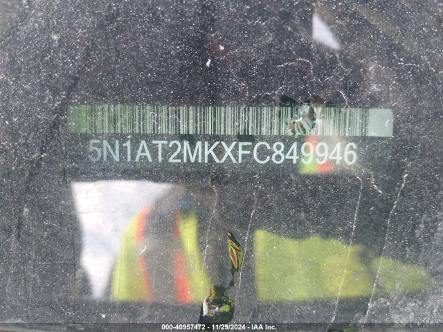 Nissan ROGUE SV 2015 5N1AT2MKXFC849946 Image 9