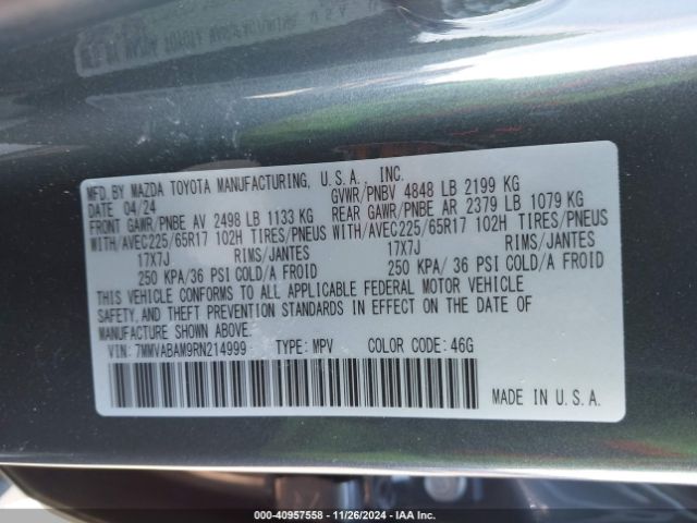 7MMVABAM9RN214999 Mazda Cx-50 2.5 S Select