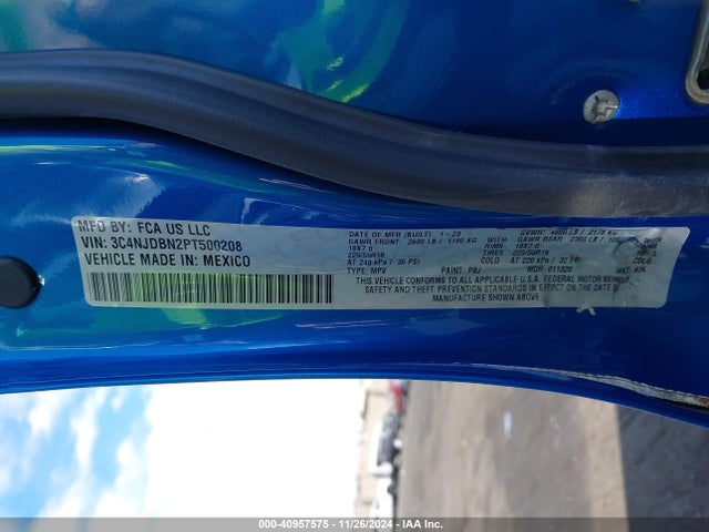 Jeep Compass Altitude 4x4 2023 3C4NJDBN2PT500208 Image 9