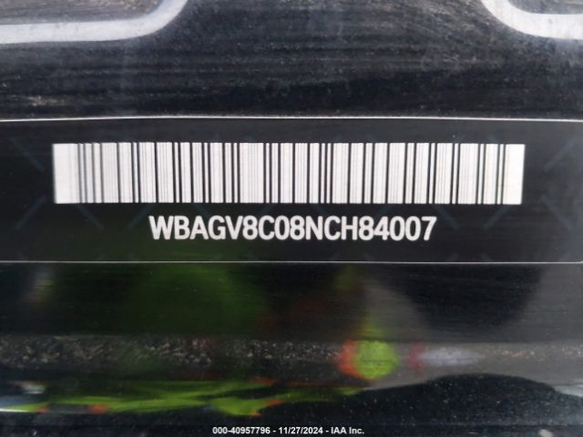 WBAGV8C08NCH84007 BMW M850i Gtan Coupe Xdrive