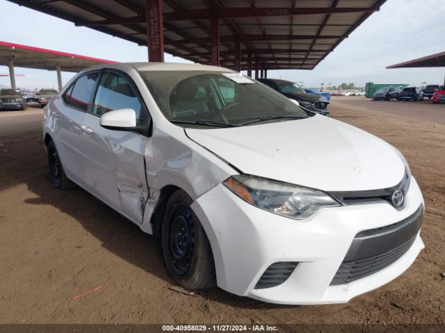 2T1BURHE1GC621796 Toyota COROLLA LE