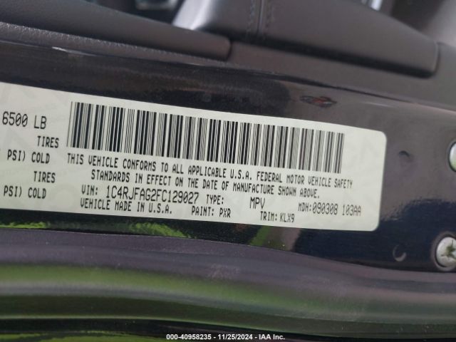 1C4RJFAG2FC129027 Jeep Grand Cherokee Altitude