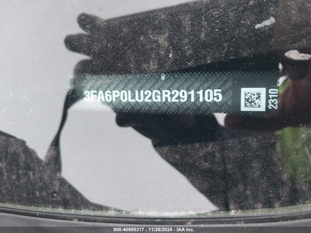 Ford Fusion Hybrid Se 2016 3FA6P0LU2GR291105 Image 9