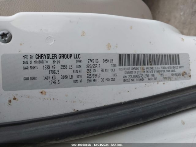2C4JRGAG5FR512740 RAM Cargo Tradesman