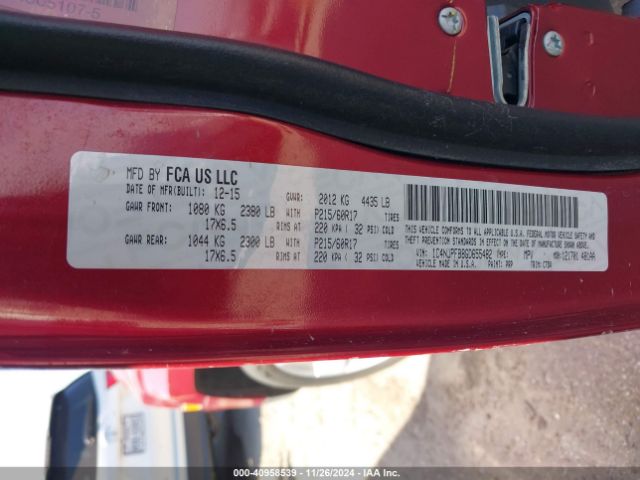 1C4NJPFB8GD655482 Jeep Patriot Latitude