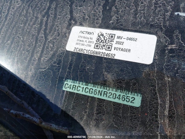 Chrysler Voyager Lx 2022 2C4RC1CG6NR204652 Image 9