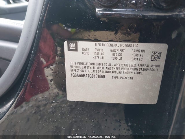 1G6AA5RA7G0101060 Cadillac Ats Standard