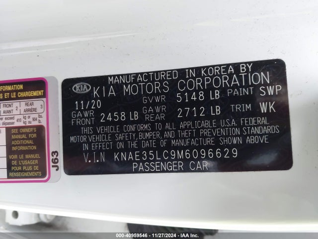 KIA STINGER GT 2021 KNAE35LC9M6096629 Image 9