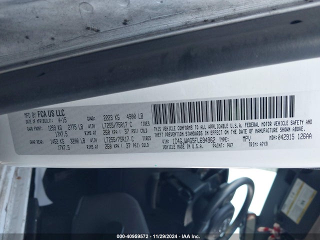 1C4GJWAG5FL694962 Jeep Wrangler Willys Wheeler