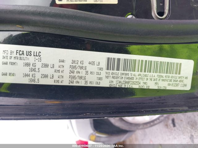 1C4NJCBA8FD262554 Jeep Compass Sport