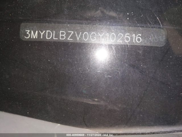3MYDLBZV0GY102516 Scion IA