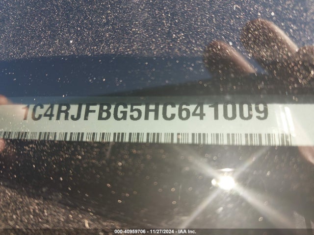 1C4RJFBG5HC641009 Jeep Grand Cherokee Limited 4x4