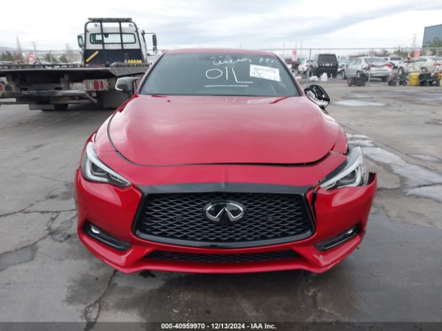 JN1FV7LK1MM530528 Infiniti Q60 Red Sport 400