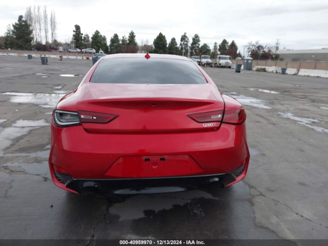 JN1FV7LK1MM530528 Infiniti Q60 Red Sport 400