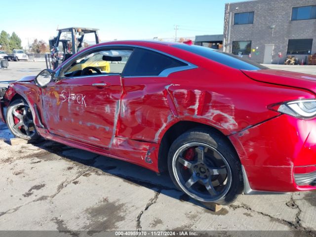 JN1FV7LK1MM530528 Infiniti Q60 Red Sport 400