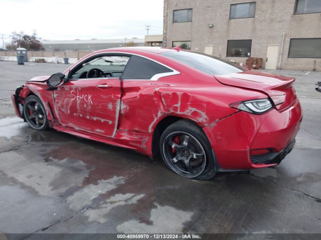 JN1FV7LK1MM530528 Infiniti Q60 Red Sport 400
