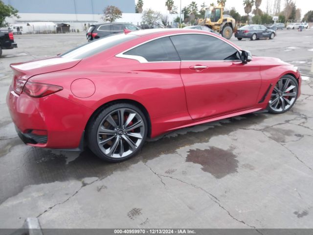 JN1FV7LK1MM530528 Infiniti Q60 Red Sport 400