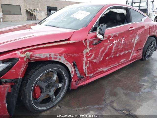 JN1FV7LK1MM530528 Infiniti Q60 Red Sport 400