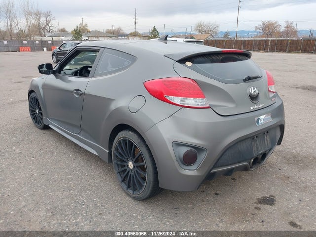 Hyundai Veloster Turbo W/black 2014 KMHTC6AEXEU183999 Image 3