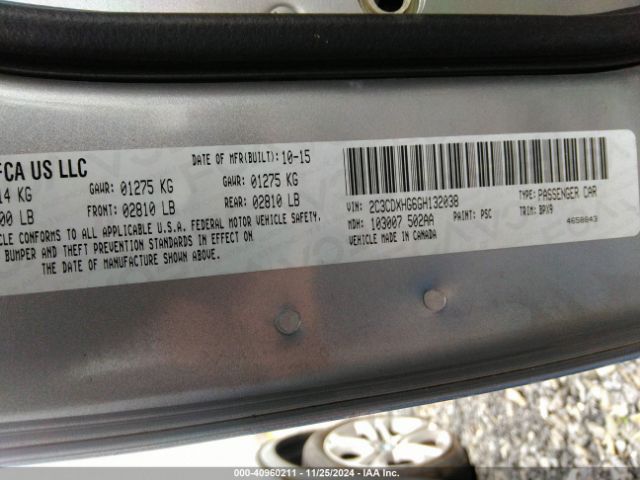 2C3CDXHG6GH132038 Dodge Charger Sxt