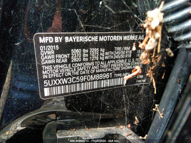 5UXXW3C59F0M88961 BMW X4 Xdrive28i