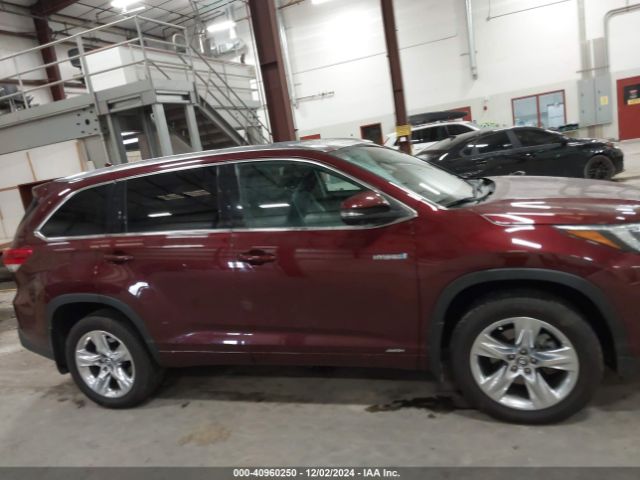 5TDDGRFH2JS043896 Toyota Highlander Hybrid Limited