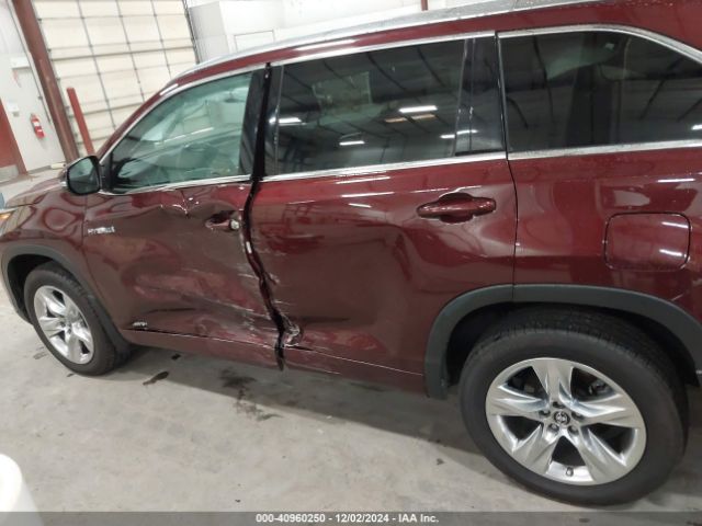 5TDDGRFH2JS043896 Toyota Highlander Hybrid Limited
