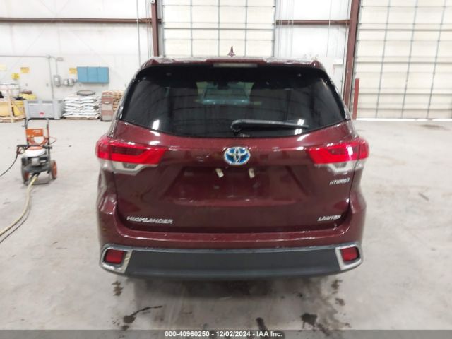 5TDDGRFH2JS043896 Toyota Highlander Hybrid Limited