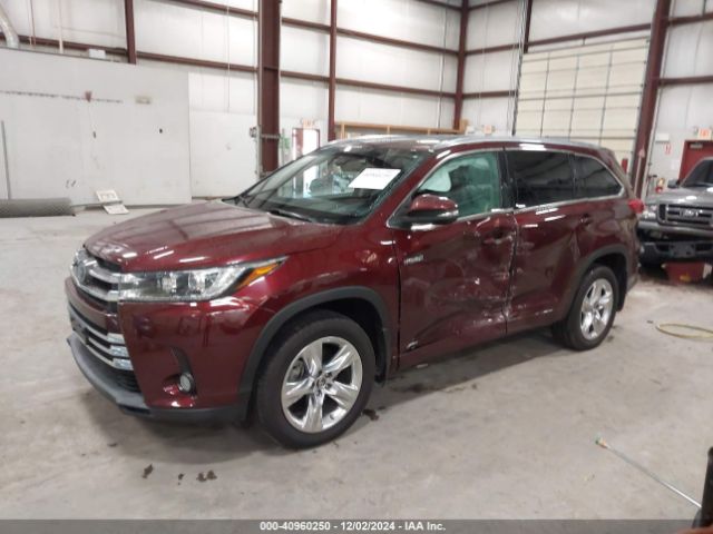 5TDDGRFH2JS043896 Toyota Highlander Hybrid Limited