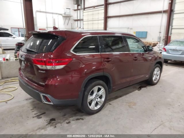 5TDDGRFH2JS043896 Toyota Highlander Hybrid Limited