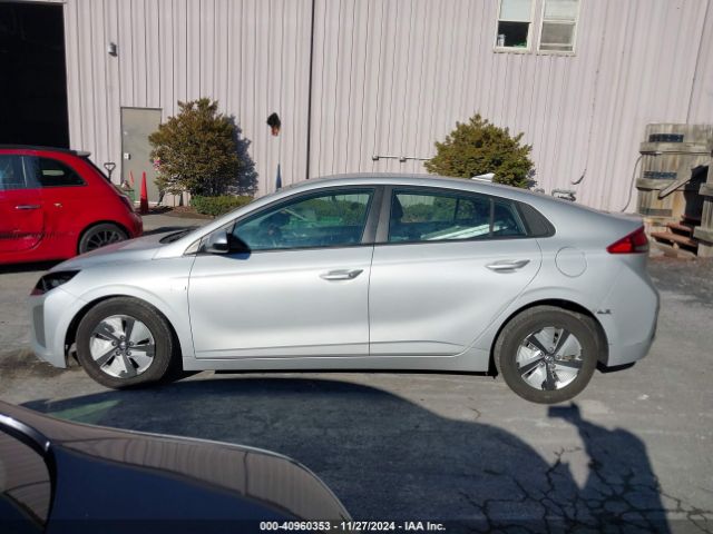KMHC65LC6HU037312 Hyundai Ioniq Hybrid Blue